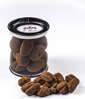 Doosje getruffelde pecanoten in pure chocolade